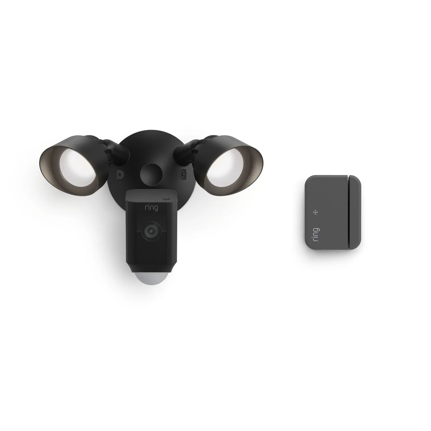 Floodlight Cam Plus, Wired + Outside Door Sensor (Newest Model) - Image 2