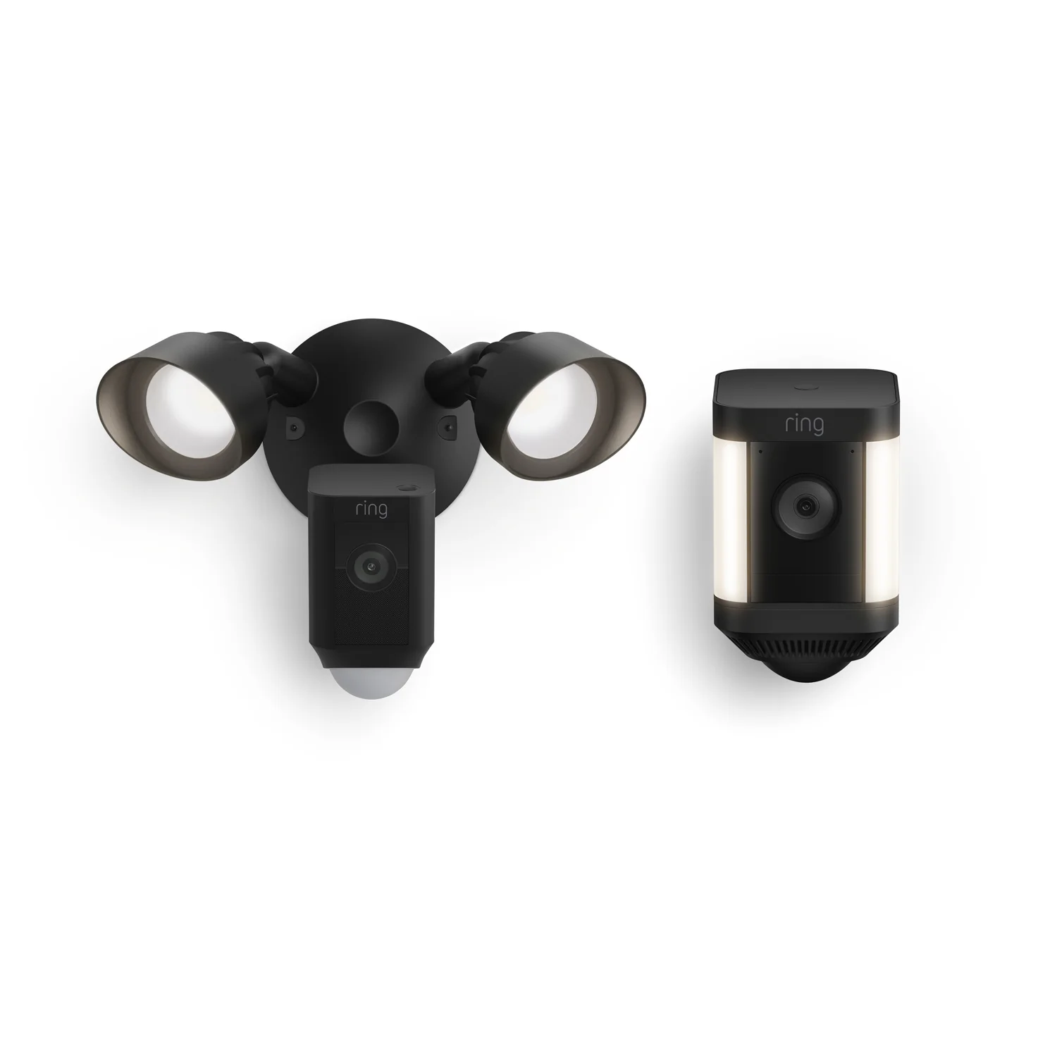 Front and Backyard Enhanced Kit (Spotlight Cam Plus Battery + Floodlight Cam Wired Plus) - Image 2