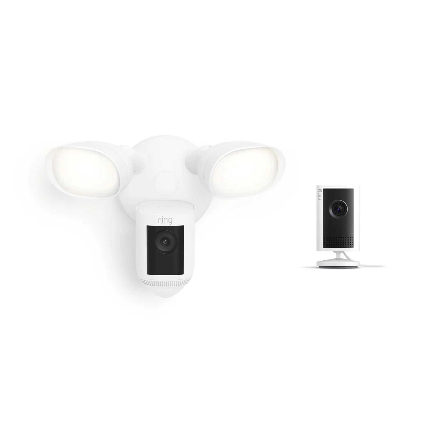 Indoor Cam Plus + Floodlight Cam Pro, Wired
