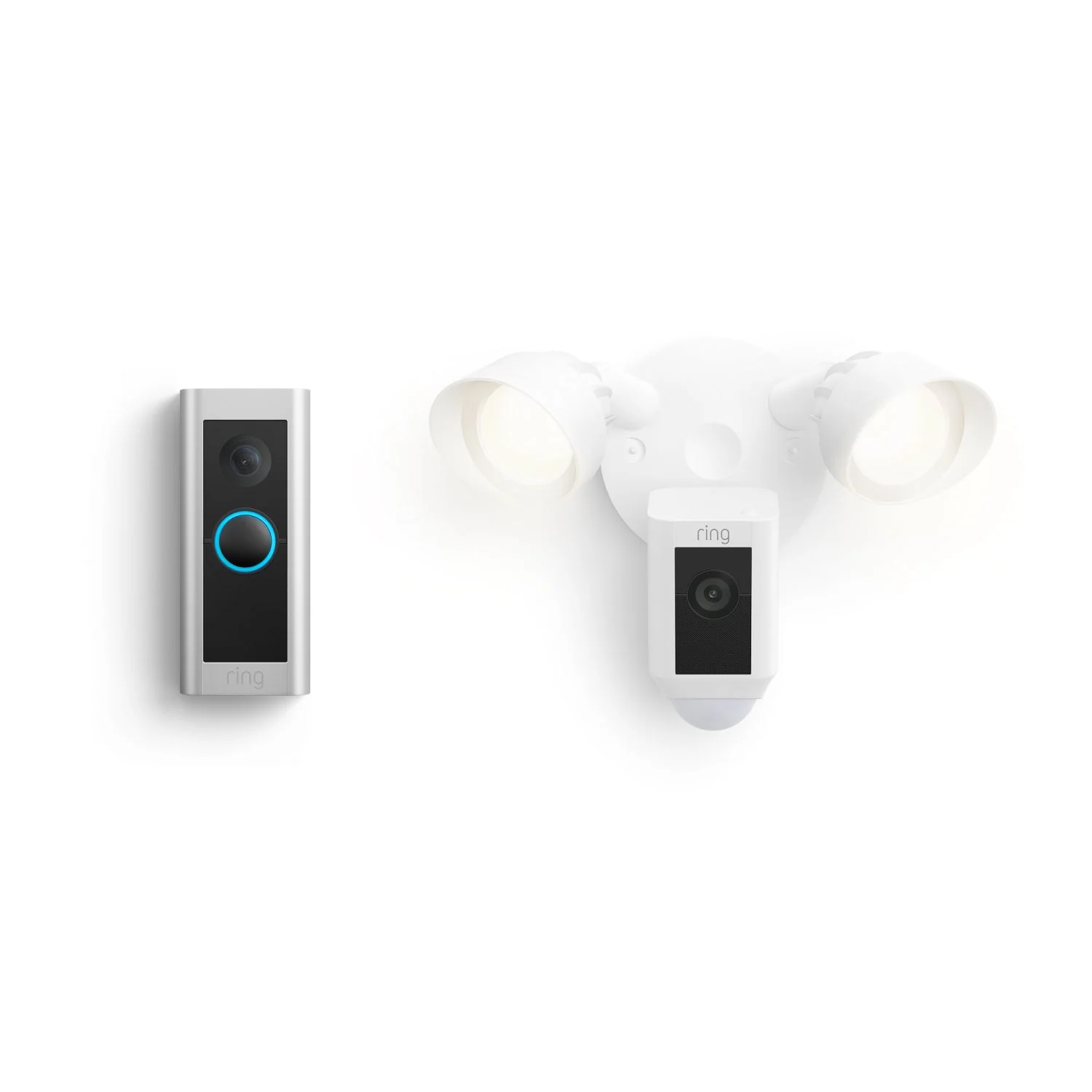 Wired Doorbell Pro (Video Doorbell Pro 2) + Floodlight Cam Wired Plus
